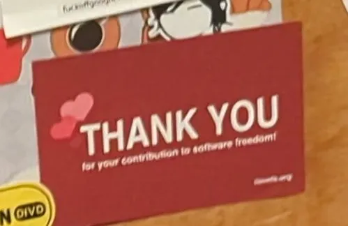 FSFE: Thank you