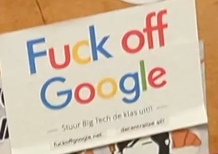 Fuck off Google