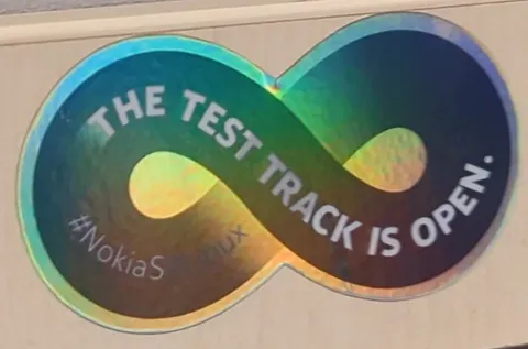 The test track is open