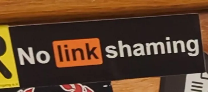 No link shaming